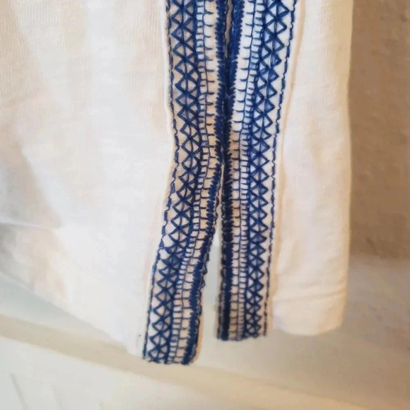 Talbots White Boho Top - Picture 3 of 7